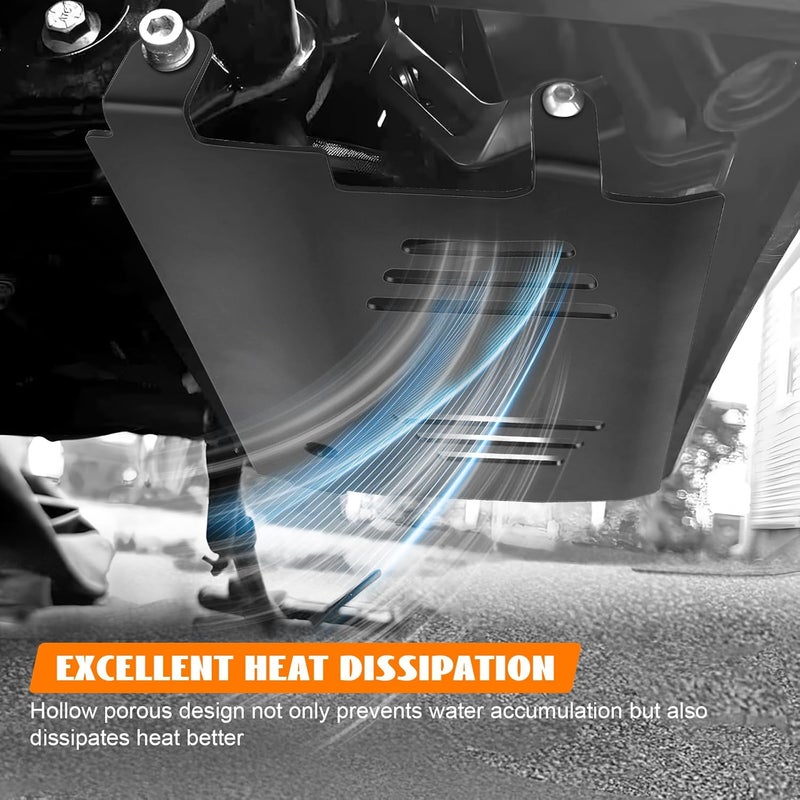 Eumti Touring Skid Plate Lower Engine Chassis Protection Guard Black Fit for Harley CVO Street Glide FLHXSE FLHX Road Glide FLTRX FLTRXSE FLTRXSTSE 2023 2024-Later - Image 4